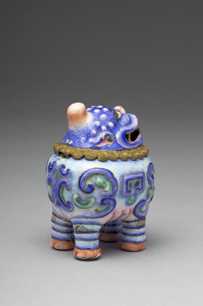 銅胎畫琺瑯甪端