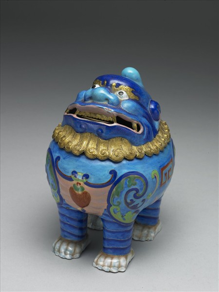 銅胎畫琺瑯甪端