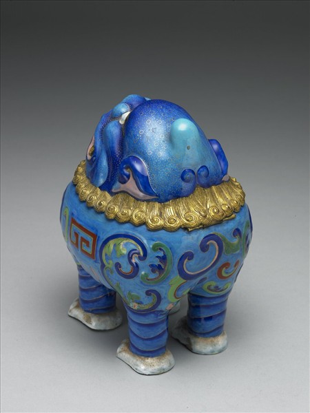 銅胎畫琺瑯甪端