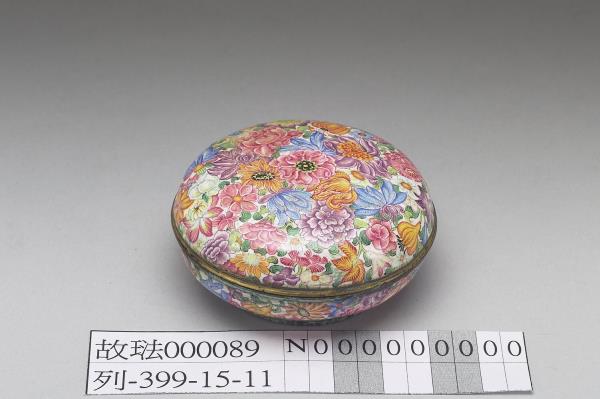 珐琅銅胎盖盒 清代乾隆铜胎画珐琅三多盒- 艺术品- 集古作网