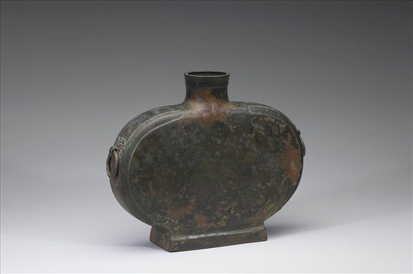 獸環扁壺