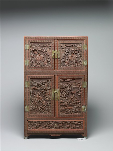 剔紅職貢圖小櫃