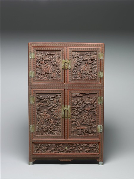 剔紅職貢圖小櫃