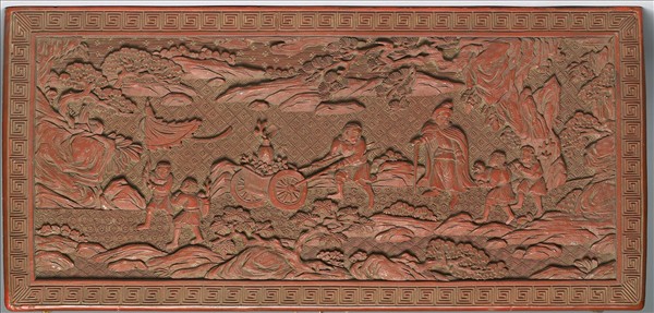 剔紅職貢圖小櫃