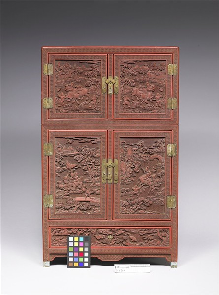 剔紅職貢圖小櫃