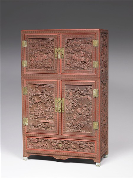 剔紅職貢圖小櫃