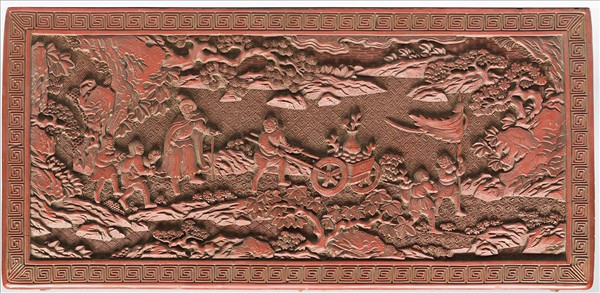 剔紅職貢圖小櫃