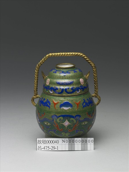 銅胎畫琺瑯提梁卣