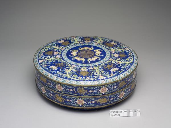 銅胎畫琺瑯攢盒