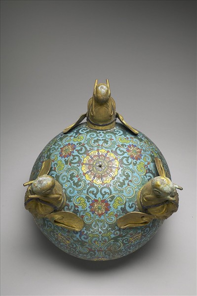 掐絲琺瑯鼎式爐