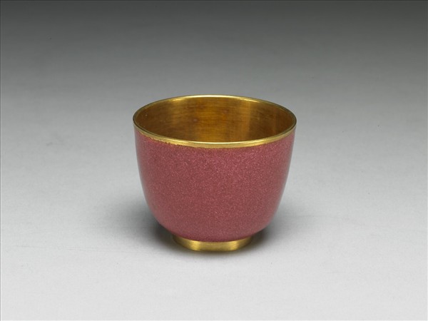 金胎畫琺瑯圓杯