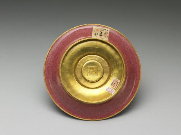 金胎畫琺瑯圓盤