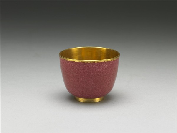 金胎畫琺瑯圓杯