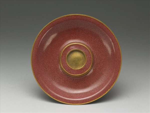 金胎畫琺瑯圓盤