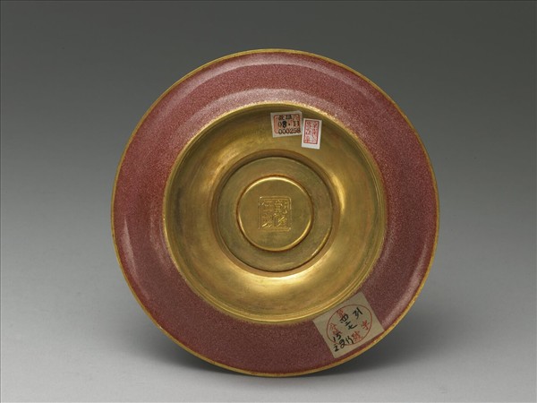 金胎畫琺瑯圓盤