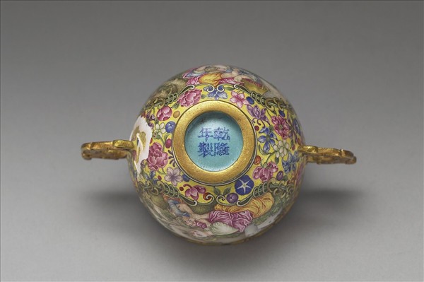 金胎畫琺瑯西洋人物杯