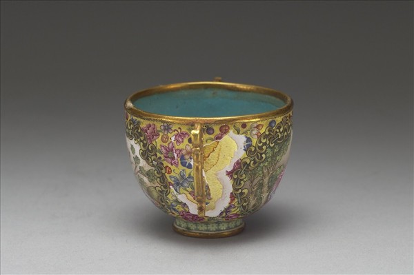 金胎畫琺瑯西洋人物杯