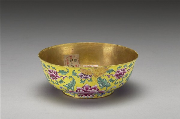 金胎畫琺瑯碗