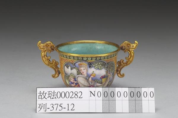 金胎畫琺瑯西洋人物杯