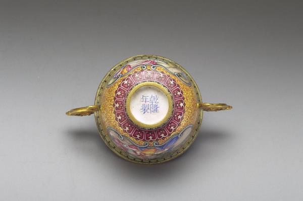 金胎畫琺瑯西洋人物杯