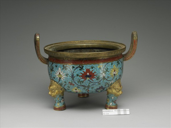 掐絲琺瑯鼎式爐