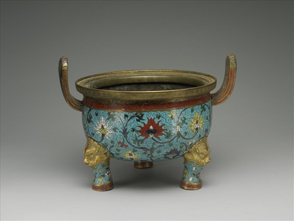 掐絲琺瑯鼎式爐