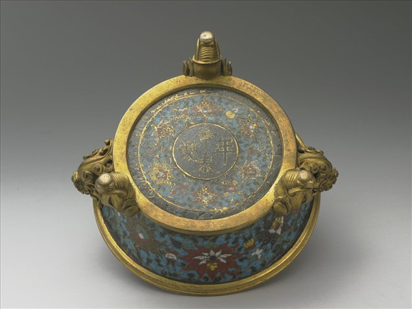 掐絲琺瑯象足洗