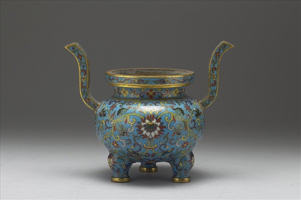 掐絲琺瑯鼎式爐