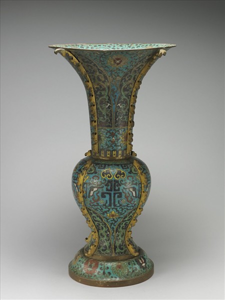 掐絲琺瑯出戟觚