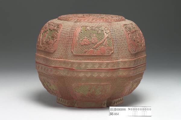 剔紅集仙寶盒- 故宮