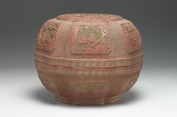 剔紅集仙寶盒- 故宮