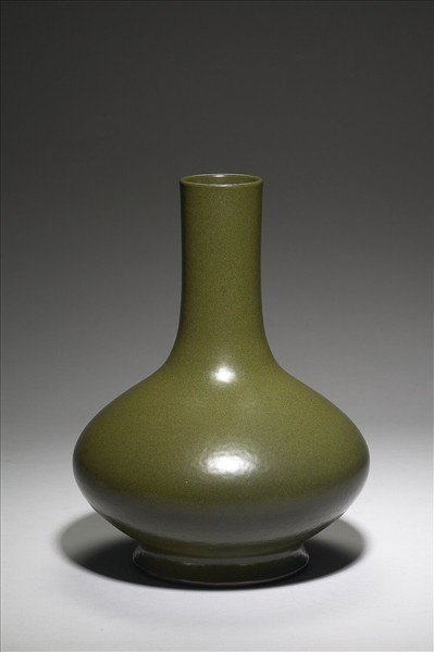 茶葉末釉長頸瓶
