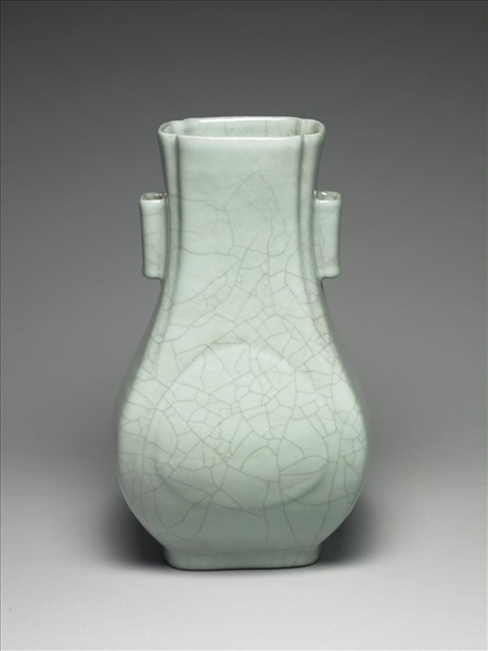 青瓷雙耳瓶- 故宮