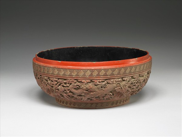 剔紅九龍寶盒底