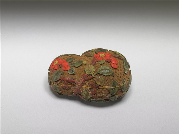 剔紅花卉圓盒- 故宮