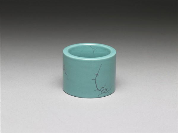松石綠釉扳指