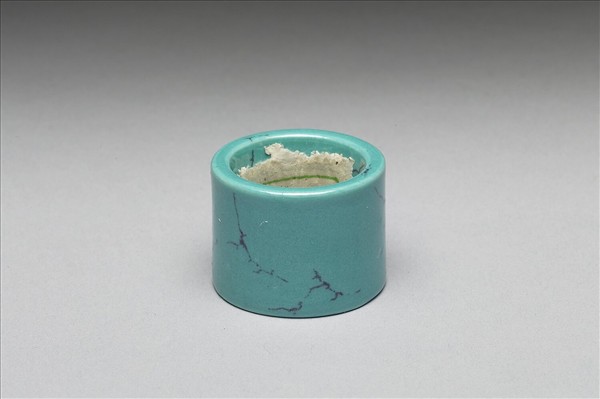松石綠釉扳指
