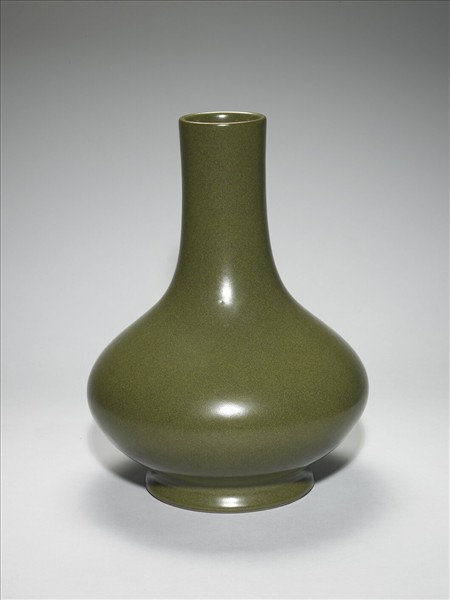 茶葉末釉長頸瓶