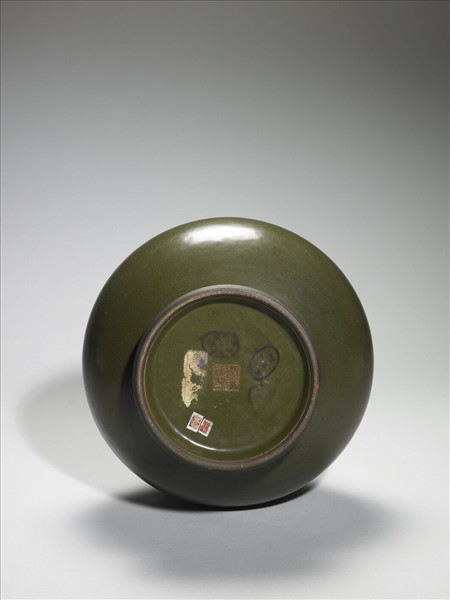 茶葉末釉長頸瓶