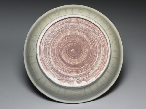 越南青花加彩花鳥大盤