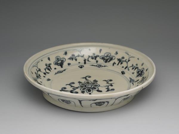 越南 青花花卉盤