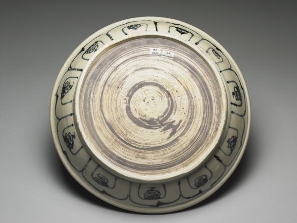 越南 青花花卉盤