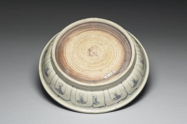 越南青花花卉盤