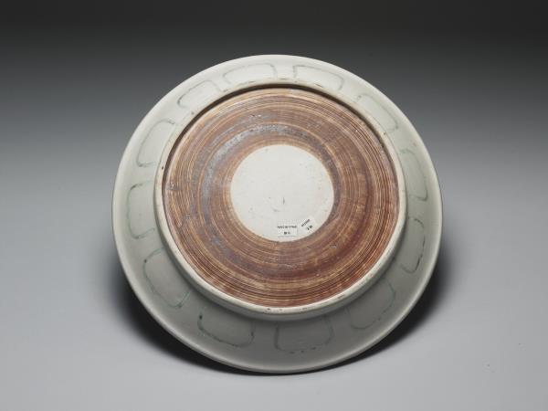 越南青花加彩鳳凰盤