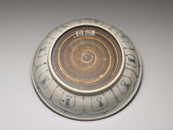 越南青花松竹盤