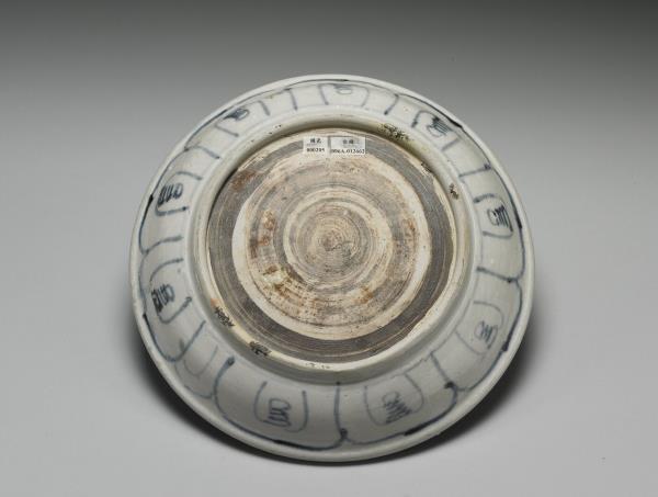 越南青花花卉盤