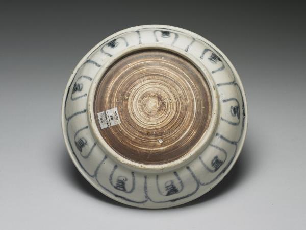 越南青花花卉盤