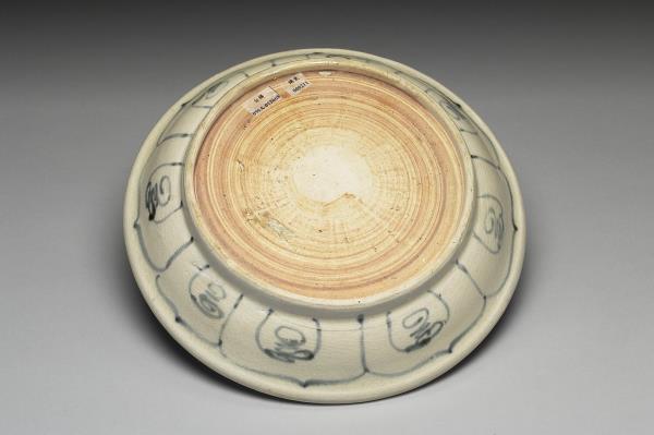 越南青花花卉盤