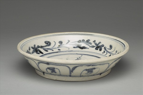 越南青花折枝盤