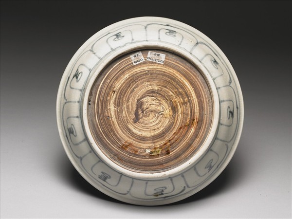 越南青花花卉盤